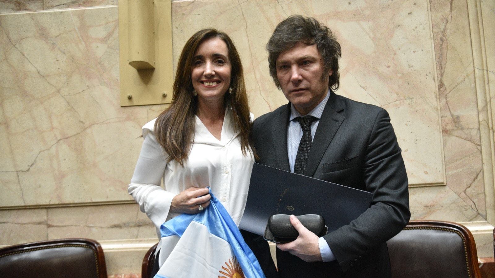 Milei y Villarruel en la Asamblea Legislativa